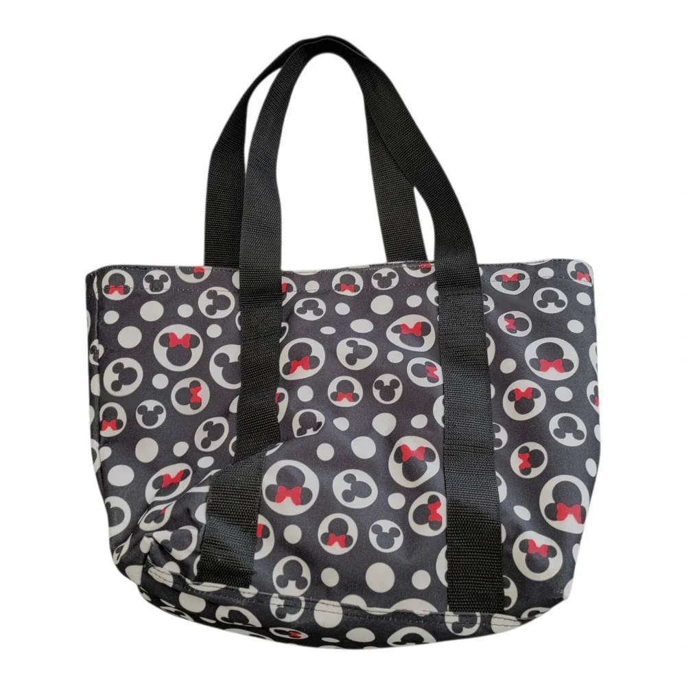 Disney‎ Mickey Mouse Bag Set 3 Piece Tote Crossbody Purse Laptop Sleeve Black